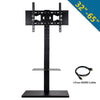 Swivel Floor TV Stand Base with Shelves for Most 32-65 inch LCD LED TVs TV Mount