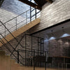 SLATE BRICK SLATE STONE EFFECT WALLPAPER - 3D RUSTIC GREY WALL PAPER ROLL 10M