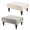 Chesterfield Button Coffee Table Footrest Chair Footstool Ottoman Pouffe Fabric