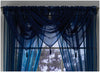 Plain Tasselled Voile Swags All Colours-Net Curtains Voile Swag Valance Pelmet