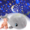 LED LIGHT PROJECTOR KIDS BABY SOFT PLUSH TOY MOOD LAMP NIGHT GIFT STAR MOON SKY