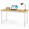 Computer Desk Laptop Wood Table Modern Home Office Workstation Study Writing Oak