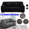 UK Sofa Covers Easy Fit Stretch Protector Soft Couch Cover Thick Plush Velvet P3