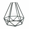 Industrial Geometric Ceiling Pendant Light Easy Fit Metal Cage Pendant Fixture
