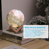Rechargeable Moon Lamp Night Light Kids Dimmable LED Color Change 3D Dimmable