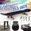 31'' Rampage Plain Skateboard Complete 7 Ply Maple Beginner To Pro Outdoor