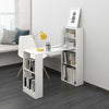 110cm Computer Desk With Shelves Writing Study Table Office Corner Study Home U
