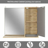 Bathroom Mirror Cabinet Bathroom Storage Cabinet Mirror Cupboard Wall Mounted