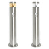 PIR LED Bollard Garden Lamp Post Stainless Steel Outdoor Motion Sensor Light
