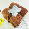 Luxury Popcorn Throws Double & King Size Cuddly Cosy Warm Blanket For Sofa,Bed