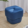 Large Square Footstool Velvet Pouffe Sofa Armchair Footstool Coffee Table Stool