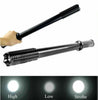 NEW Black Baseball Bat Torch LED Flashlight Waterproof Security USB Super Bright