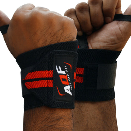 AQF Weight Lifting Wrist Wraps Bandage Hand Support Gym Straps Brace Cotton