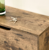 Industrial Shoe Cabinet Rustic Cupboard Unit Vintage Tall Hall Storage Shelves
