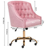 Velvet Home Office Chair Computer Desk Chair Swivel Ergonomic Adjustable Lift