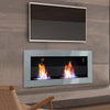 Fireplace 900/1200/1400mm Wide Bio Fireplace Inset Wall Hanging Biofire Glass