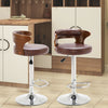 2X Faux Leather PU Bar Stools Breakfast Bar Chair Kitchen Stool Swivel Bar stool