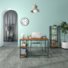 Industrial Computer Desk PC Laptop Workstation Writing Study Table with Shelves