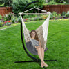 Heavy Duty Garden Hanging Chair Hammocks Swing Egg Chair Pole Frame Stand Only