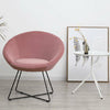 Velvet Fabric Vanity Stool Bedroom Makeup Dressing Table Desk Chair Padded Seat