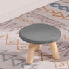 Small Stool Footstool Table Side Kid Stool Bench Chair Padded Top Wooden Legs