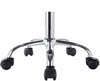 1xBar Stools Bar Chairs for Kitchen Roll stool with leather Swivel Gas grey