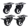 4 x Heavy Duty Ø 50 75mm Swivel Castor Wheel Trolley Furniture Caster 200-360kg