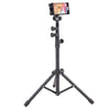Adjustable Floor Tripod Stand Mount Tablet Holder 4 Section Poles For Ipad 12.9"