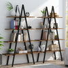 Tribesigns 4 Tier Bookshelf for Home Office Industrial Triangle Stable Bookcase