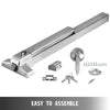 Door Push Bar-Panic Exit Lock Latches w/ Lever Sturdy Convenient Self-Lock