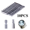 10x Hex Shockwave Magnetic Impact Screwdriver Bit Holder for DeWalt Makita Bosch