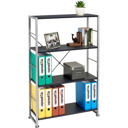 Bookcase with 4 Shelves Storage Furniture for Home Office - Piranha Ballan PC12g