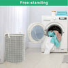 Washing Dirty Clothes Laundry Basket Canvas Baby Toy Hamper Bin Storage Bag Box
