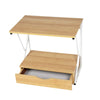 2 Tier Microwave Rack with Drawer Kitchen Shelf Holder Storage Organizer Stand
