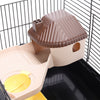 Hamster Pet Rodents Cage Play Activity Tunnel Bowl Animal Habitat Travel Carrier