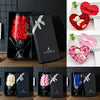 6 Colors Artificial Soap Rose Flower Bouquet Bear Wedding Valentine's Day Gift