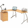 Large Corner Computer Desk A4 Filing Drawer for Home Office Piranha Regal PC 28
