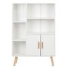 Modern Corner Bookshelf Cupboard Display Cabinet Bookcase Shelving Unit Home UK