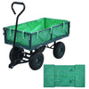 UKING Garden Cart Liner Green Fabric Outdoor Lawn Hand Trolley Wagon Cover