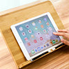 Bamboo Receipe Display Cook Book Stand Foldable Holder for Booksipads Rest
