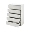 MODERN - White Chest Of Drawers Bedroom Furniture Storage Bedside 2-6 Draws UK