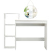 Computer Desk with Bookshelf Bookcase PC Study Table Home Office Workstation UK
