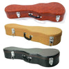 23" Inch 3 Colors Artificial Leather Ukulele Uku Portable Hard Bag Case