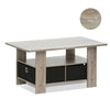 Furinno Andrey Coffee Table with Bin Drawer Living Room Furniture with Storage