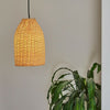 Modern Light Shade Rattan Wicker Basket Ceiling Pendant Living Room Lighting