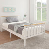 Wood 3FT Single Bed Frame Kid Adult Slatted Bedframe Bedroom Furniture White UK