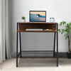 Computer Desk Corner Writing PC Table Workstation Home Office Storage Shelf Wood