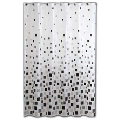 Apollo Shower Curtain Peva Mosaic Bathroom Accessory Decoration 180 x 180cm