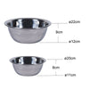 Luxury Dog Food Feeding Stand Station Stainless Double Raised Bowls Wooden
