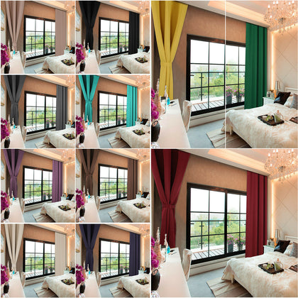 Blackout Curtains Made Blackout Eyelet Ring Curtains Pair Matching+Tie Backs